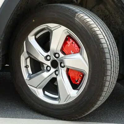 

4*18 дюймов алюминиевый сплав красный тормозной диск суппорт Крышка для Toyota RAV4 2019-2021
