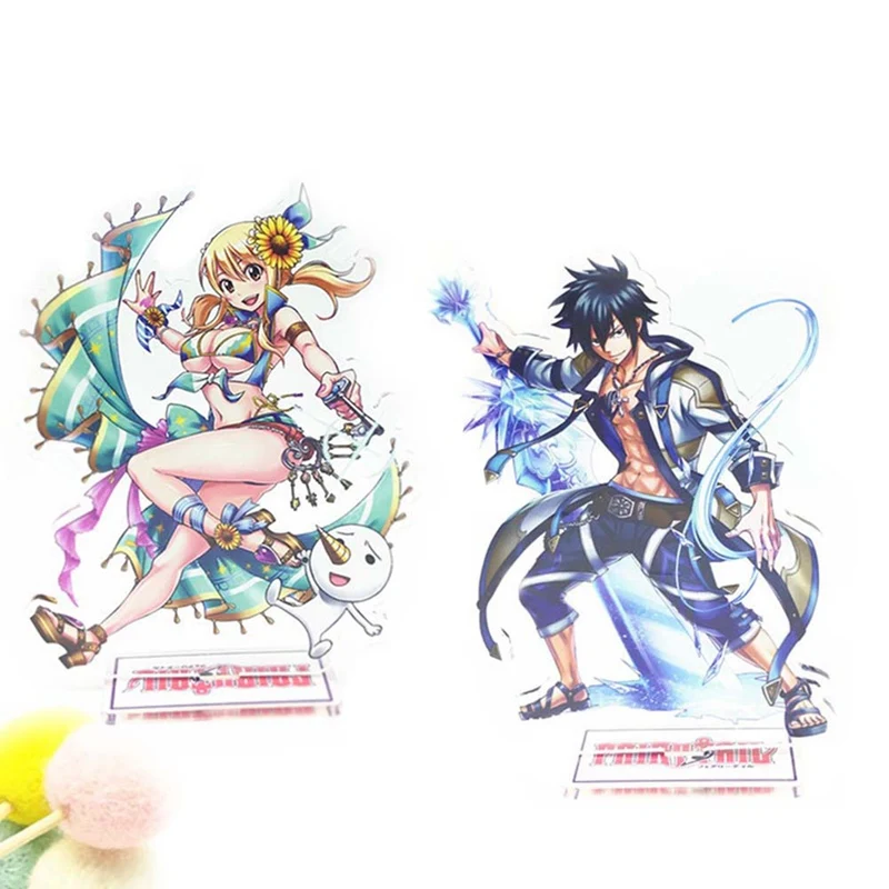 

Anime Fairy Tail Acrylic Double Sided Decoration Stand Model Figure Toy Accessories Gift