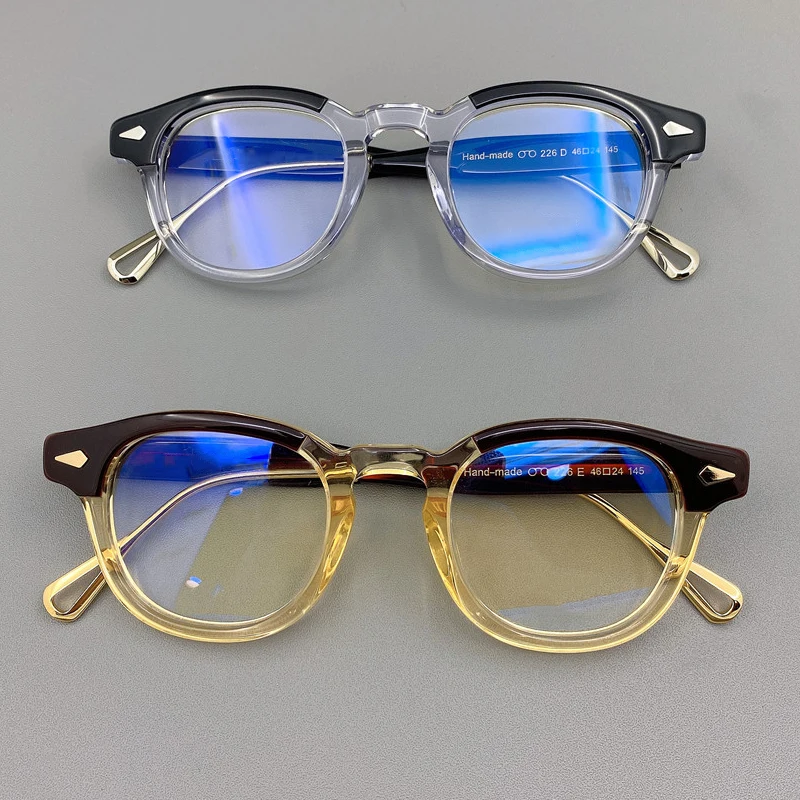 

Acetate Square Glasses Frame Men Women Vintage Transparent Clear Glasses Optical Myopia Prescription Eyeglasses Frames Eyewear