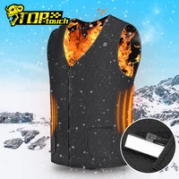 new winter motorcycle jacket usb infrared electric heating men women vest waistcoat thermal clothing winter riding jacket