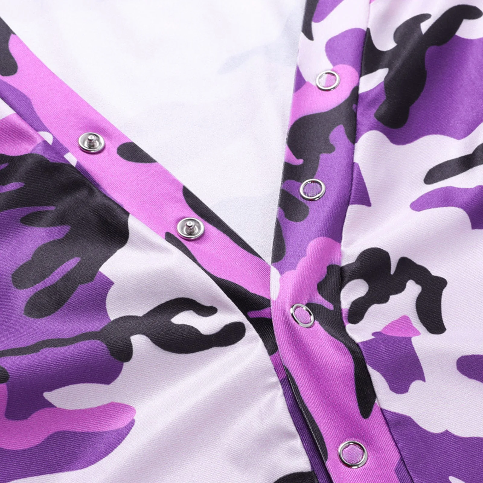 

2021 Women's V-neck High Waist Jumpsuit Casual Camouflage Printing Romper Long Sleeve Long Pants Clothing Playsuit