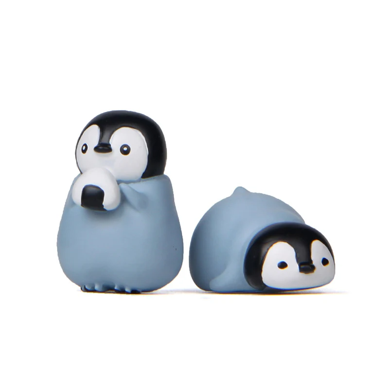 1 шт. милый мультяшный Пингвин Мини садовый Декор для дома Фигурки игрушки крафт
