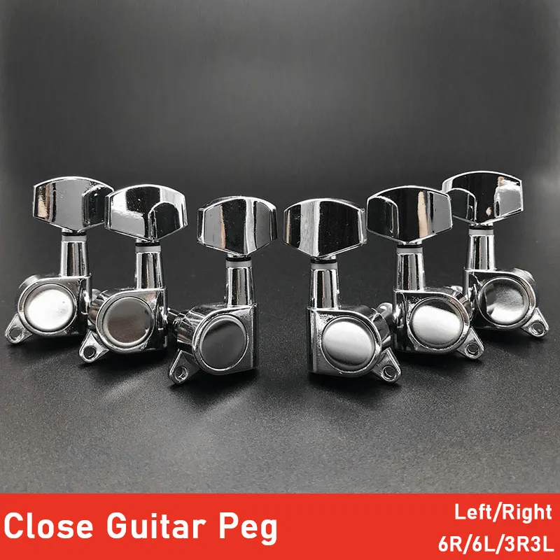 6 шт. полный полностью закрытый гитарный настроечный винт ключ тюнера