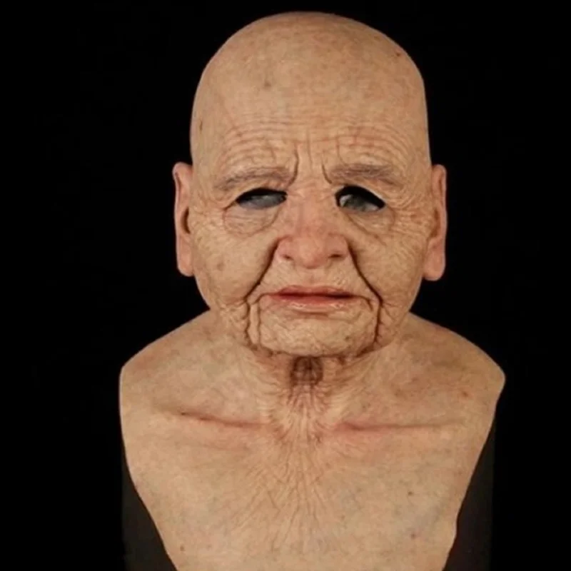 Забавные старые Косплэй маска на Хэллоуин вечеринку страшный Реалистичные Маски