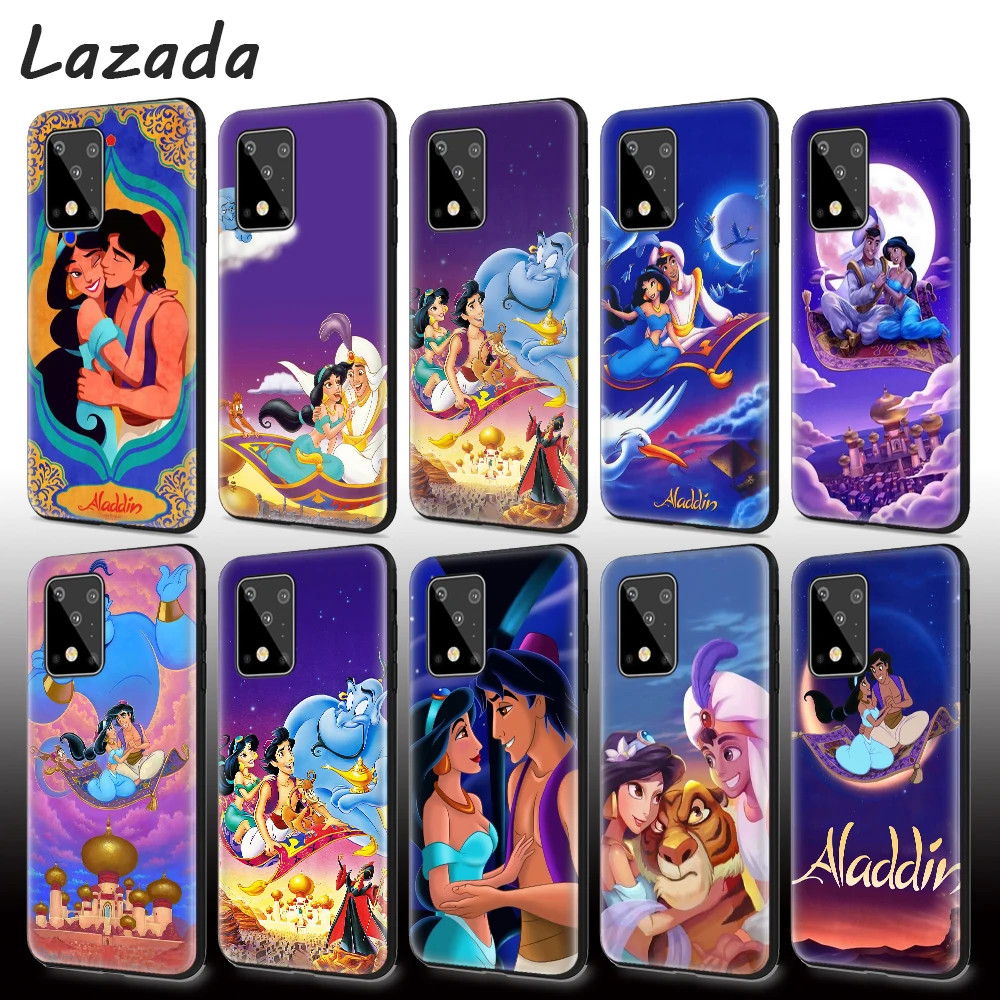 Чехол из силикона с Аладдином и Жасмин для Samsung A10 A30 A50 A60 A70 A11 A51 A71 A81 A91 A10S A30S A40 A50S A70S и т.д.