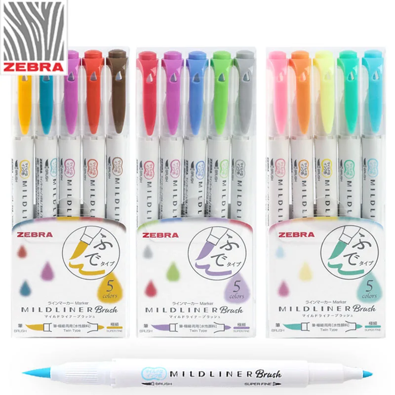 В ассортименте имеются 5 расцветок Костюм Япония Зебра двойной головкой маркер