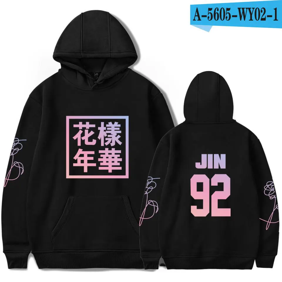Black Bangtan мальчики Young Forever унисекс Толстовка JIMIN J-HOPE JUNG KOOK Толстовка suga для женщин фанаты Kpop одежда в стиле хип-хоп - Цвет: Black
