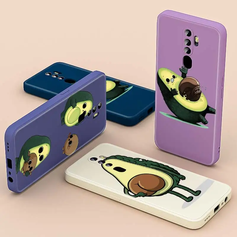 

Fashion milk fruit cartoon For OPPO A93S A74 A94 5G AX5 A31 Find X3 X2 Lite Neo F17 F11 Pro F7 F5 Liquid Silicone Phone Case