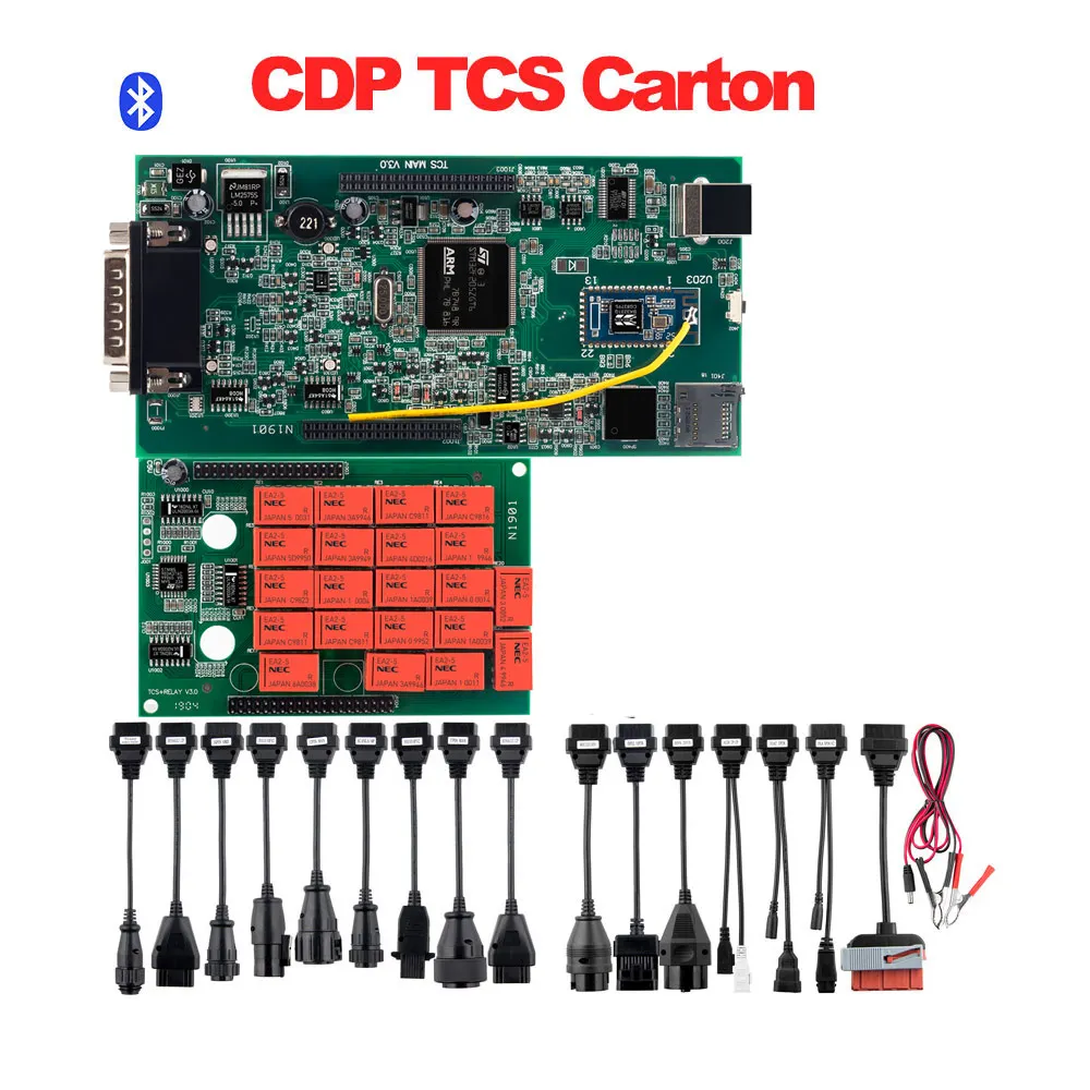 Type 6 Полный комплект кабелей для легковых и грузовых автомобилей cdp tcs pro кабели 8 автомобильных кабелей+ 8 грузовых кабелей TCS PRO - Цвет: Type 6