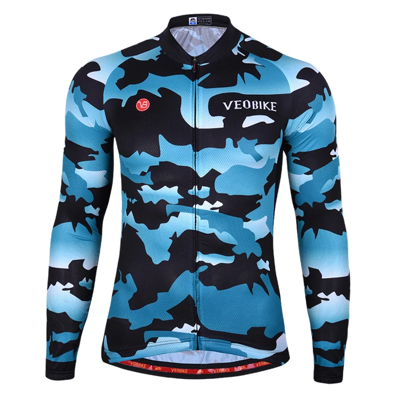 long jersey Топ качество короткий рукав Велоспорт Джерси наборы Ropa Ciclismo Hombre велосипедная форма быстросохнущая велосипедная Одежда MTB Одежда для велоспорта - Цвет: long jersey