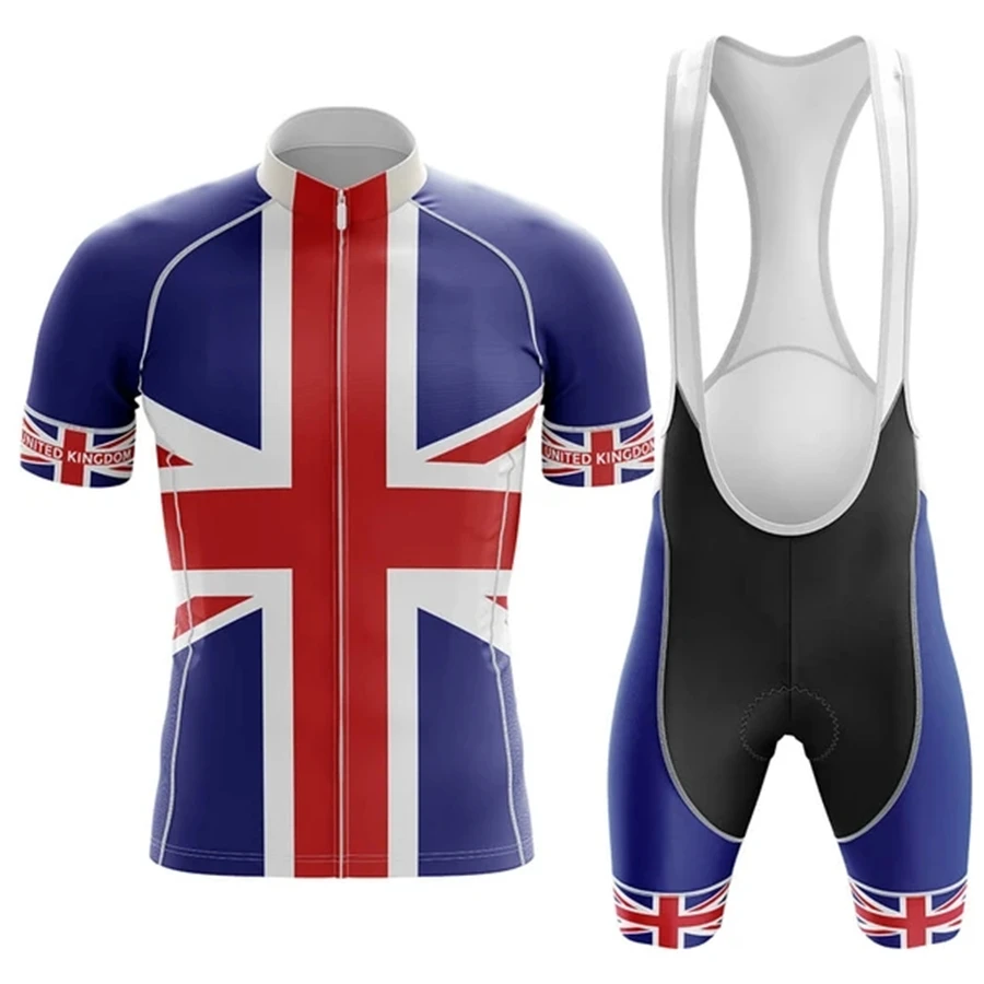 Великобритания 2020 летняя одежда для велоспорта мужчин короткий рукав Майо