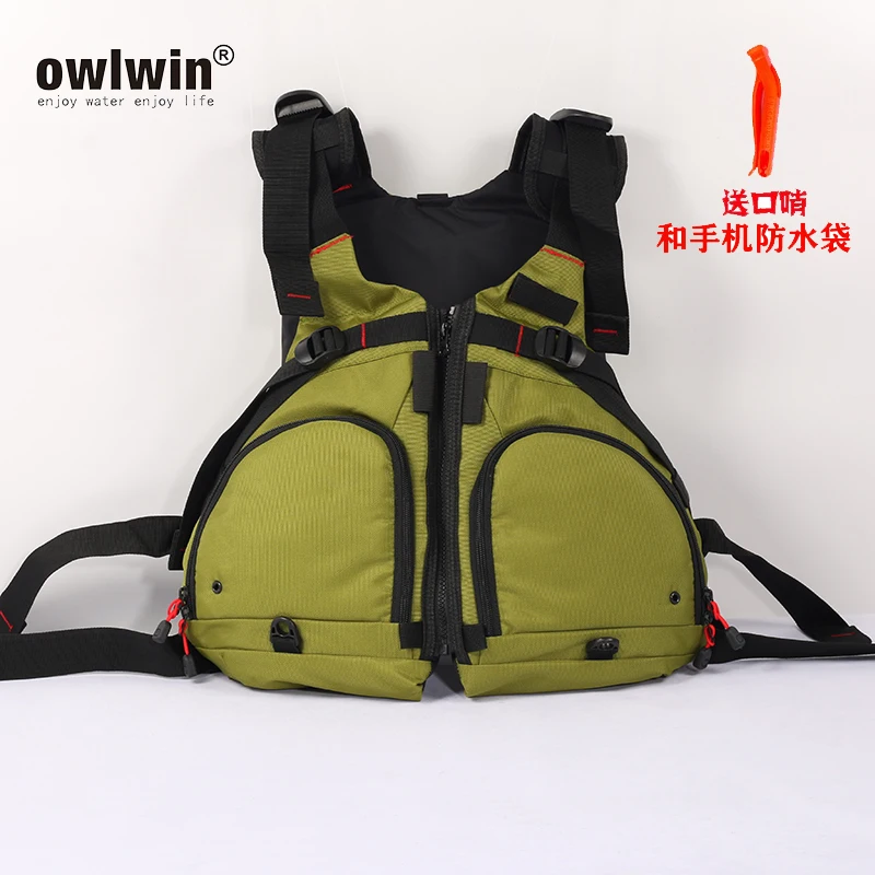 Летать каяк для рыбной ловли на жизнь спасательный жилет куртка