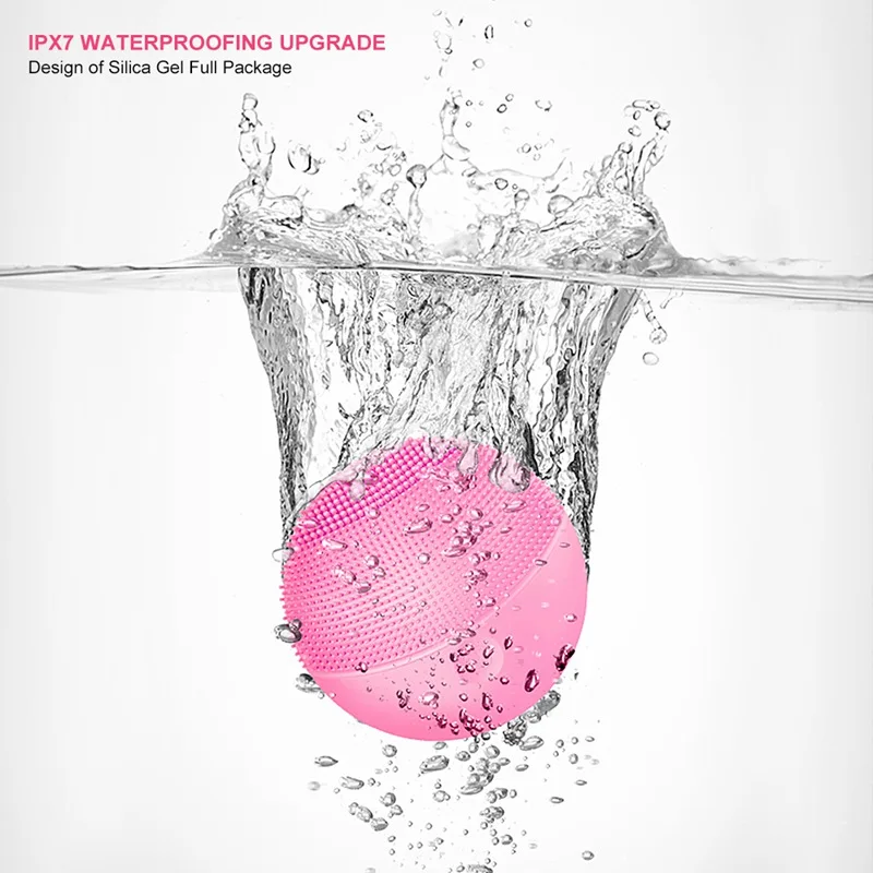 Ультразвуковая щетка для чистки лица электрическая вибрация очищающий