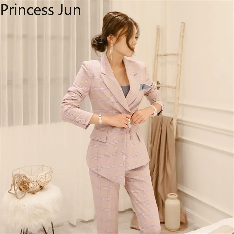 Офисные женские туфли для женщин комплект из 2 предметов модный розовый костюм с