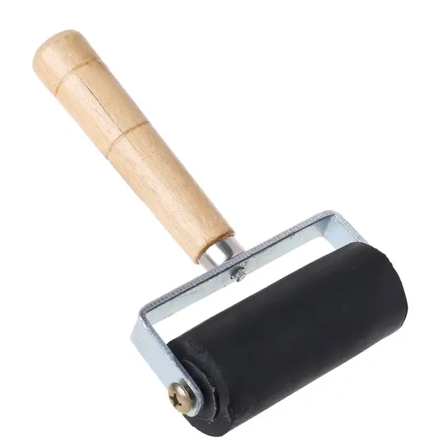 6/10cm Brayer Roller & Mat Tweezers Remover Set Craft Stamping