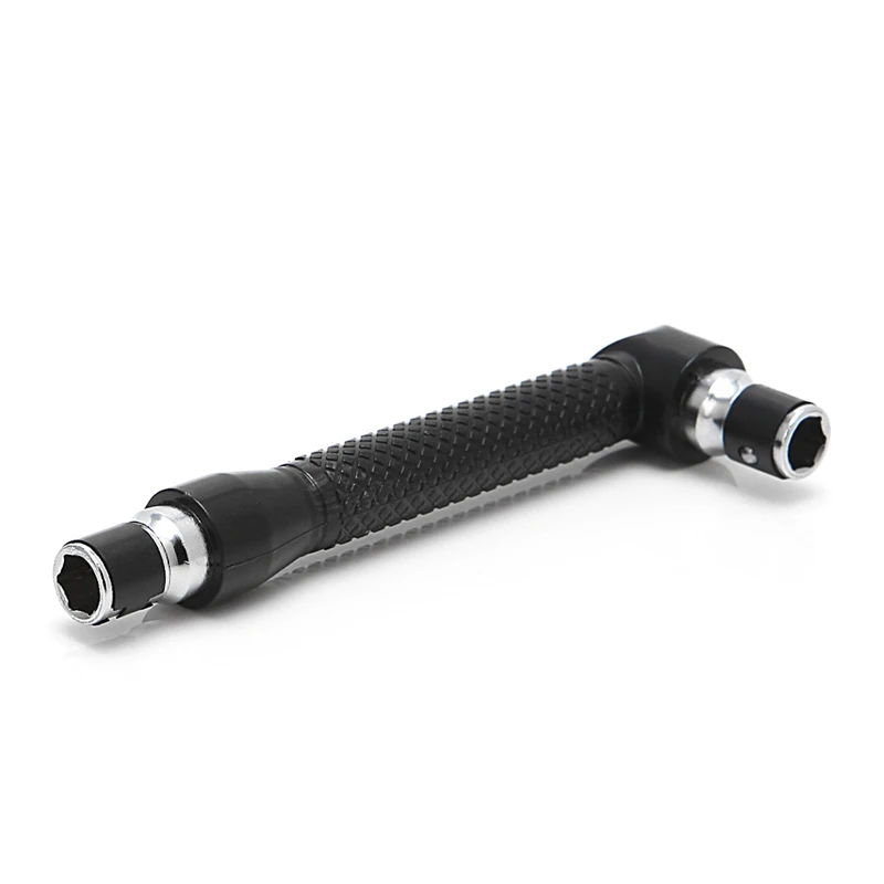 

10 в 1, Г-образный Мини-торцевой ключ с двумя головками, 1/4 дюйма, 6,35 мм