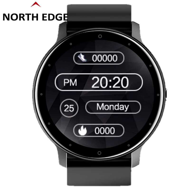 

NORTH EDGE ECG Smart Watch Fitness Smartwatch Sport Tracker Bluetooth Call Waterproof Oximeter Thermometer For Android 2021