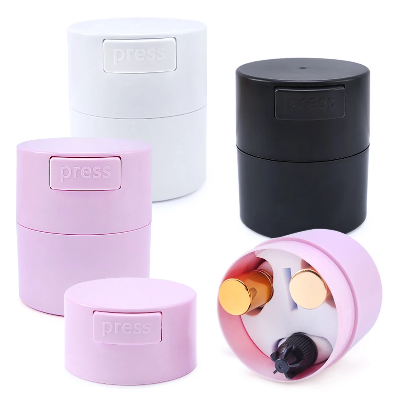 

New Eyelash Glue Storage Tank Container Adhesive Stand Activated Carbon Sealed Storage Jar Private Logo Makeup Tool