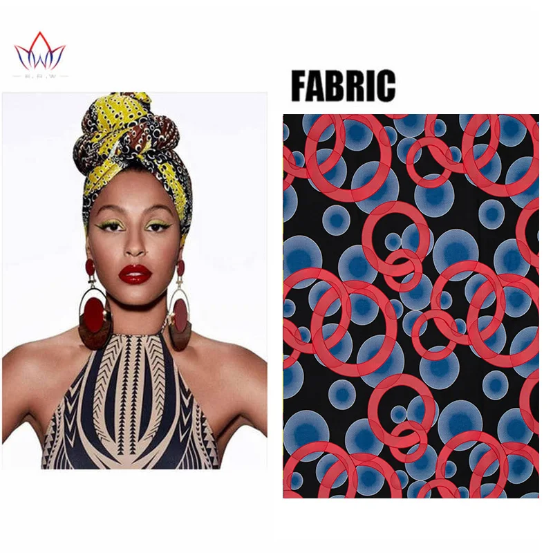 Женский шарф из 100% хлопка чистого с принтом в африканском стиле Wyb56|Украшения для