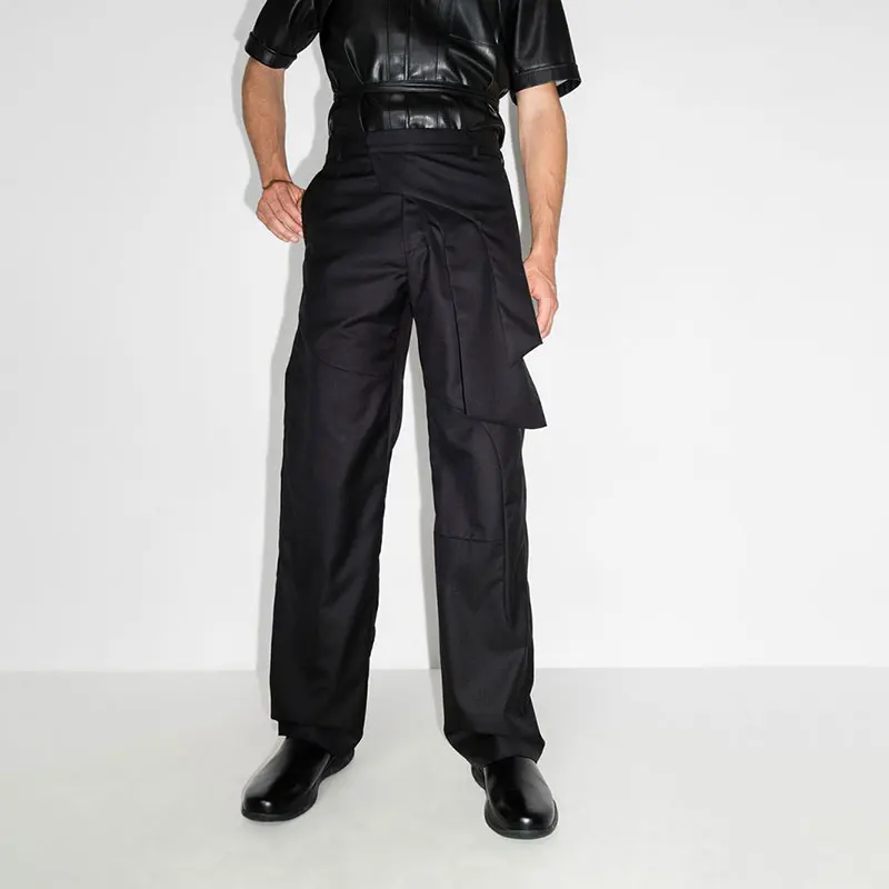 

New Men's Heavy Draped Casual Suit Trousers Pants