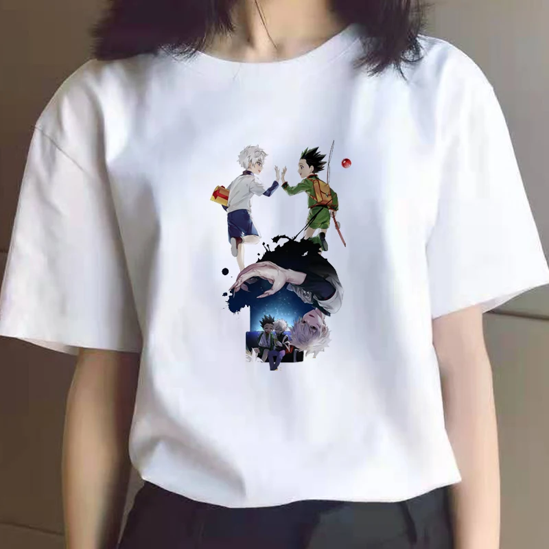 

Qi Yasuo beat his enemy Women T Shirts Oversized T Shirt Women Summer Short Sleeve Hunter Tee Shirt Cartoon T-shirt Female