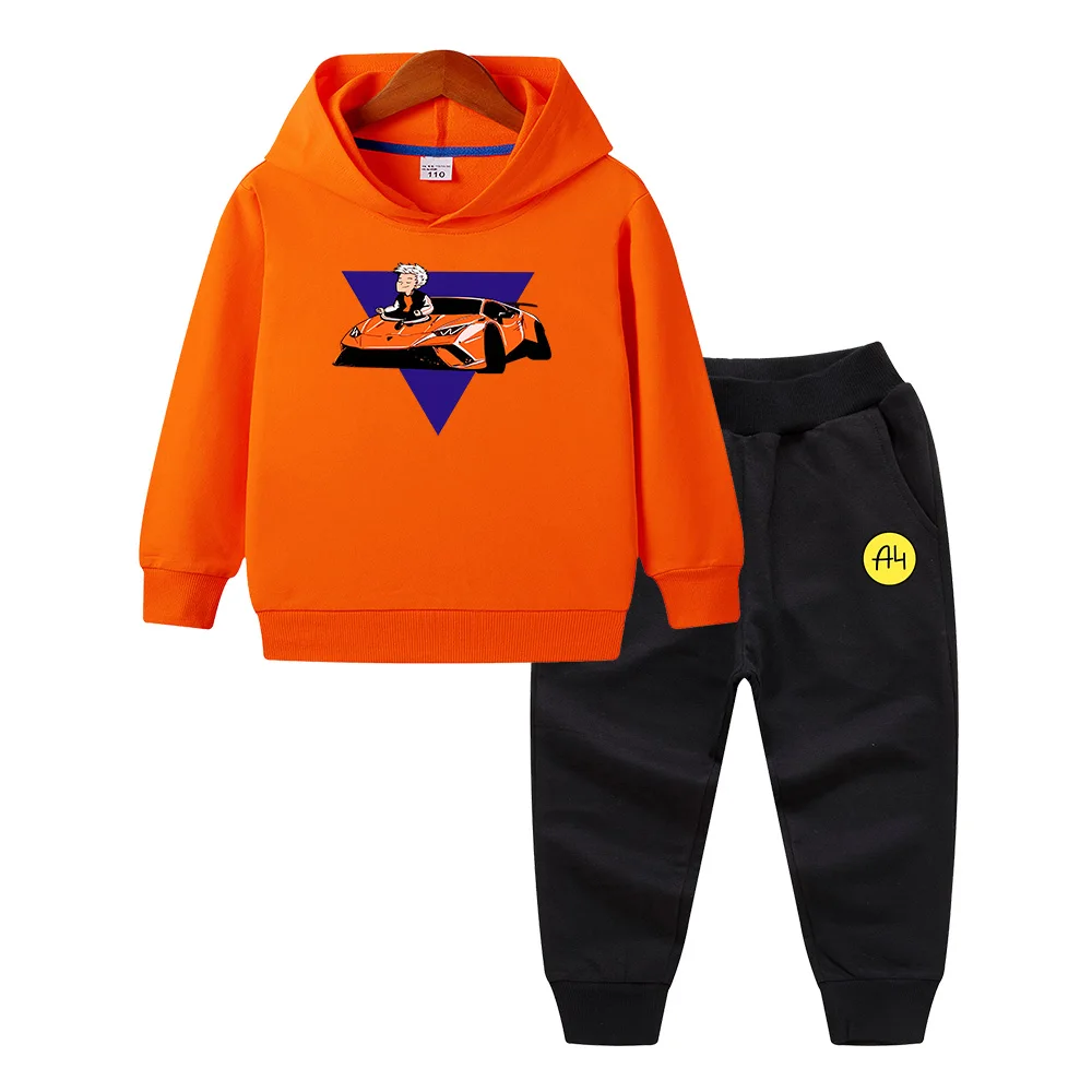 Merch-Sudadera con capucha A4 Gelik Lamba para ni&ntilde;o y ni&ntilde;a, ropa informal de calidad, c&oacute;moda, 100% algod&oacute;n-0
