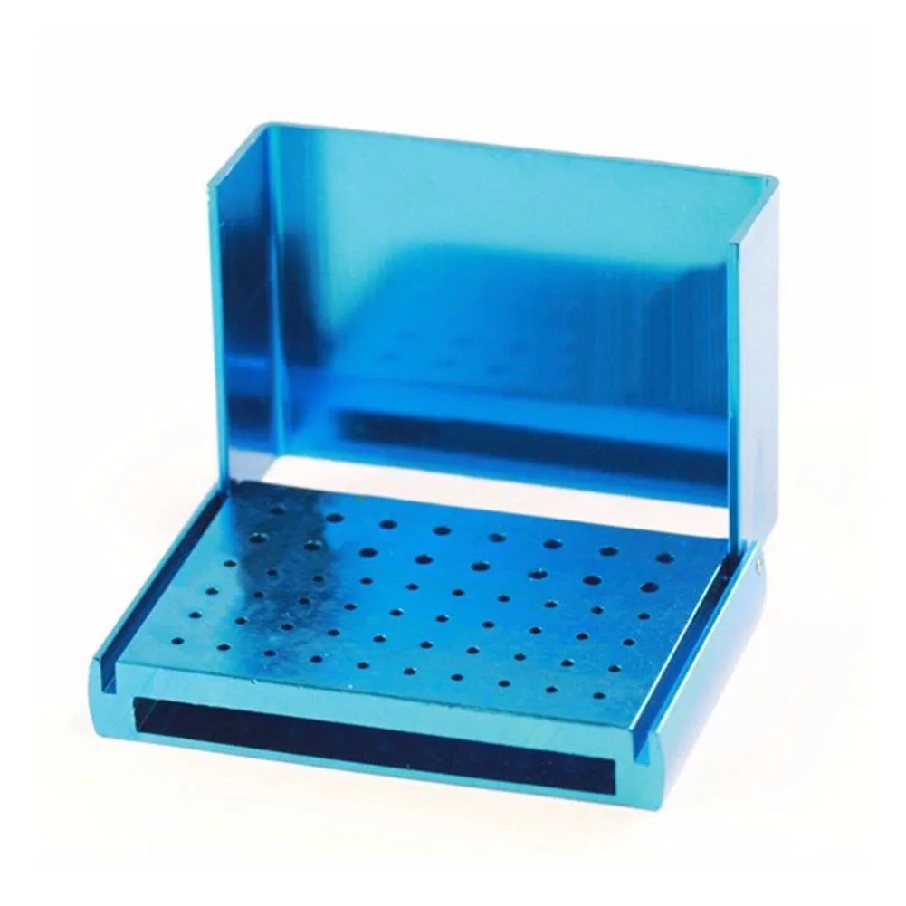 

1 Pc 58 Holes Dental Bur Holder Stand Autoclave Disinfection Box Case Sale