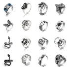 Кольцо IFME для женщин и девушек, модное мужское ювелирное изделие в виде змеи и улыбки, регулируемые кольца в стиле панк и Готика