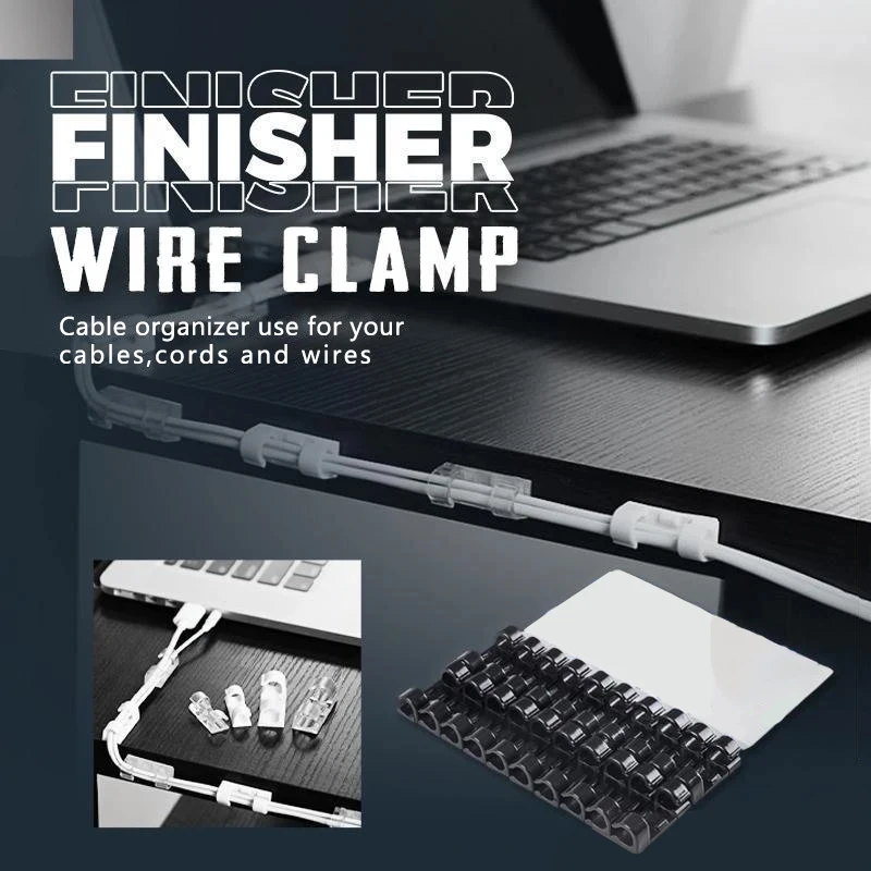 20 шт. самоклеящиеся зажимы для кабелей | Строительство и ремонт