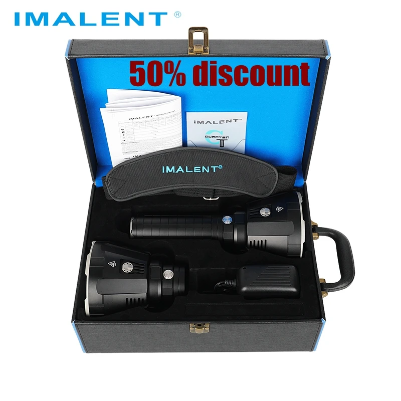 IMALENT MS18 светодиодный фонарик с головкой набор R90TS CREE XHP70.2 100000 лм умная зарядка |