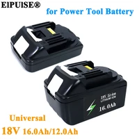 elpulse 18v 16 0ah 12 0ah rechargeable battery lithium ion for makita 18v electrical tools batteries bl1830 bl1850 bl1820 bl1860