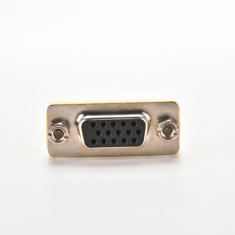15 pin D Sub VGA SVGA мини адаптер для смены пола разъем M/M F/F M/F HD15|Коннекторы и разъёмы| |