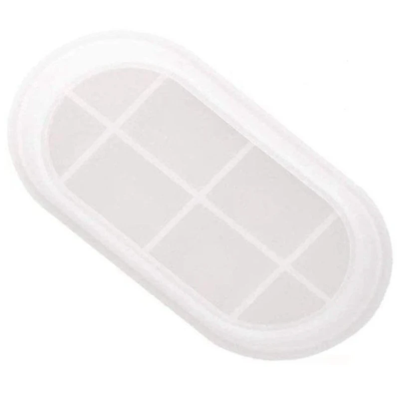 

BMBY-Diy Ashtray Resin Mold, Jewelry Soap Tray Resin Mold Diy Epoxy Resin Tray Mold for Jewelry Tray, Soap Box (1Pcs)