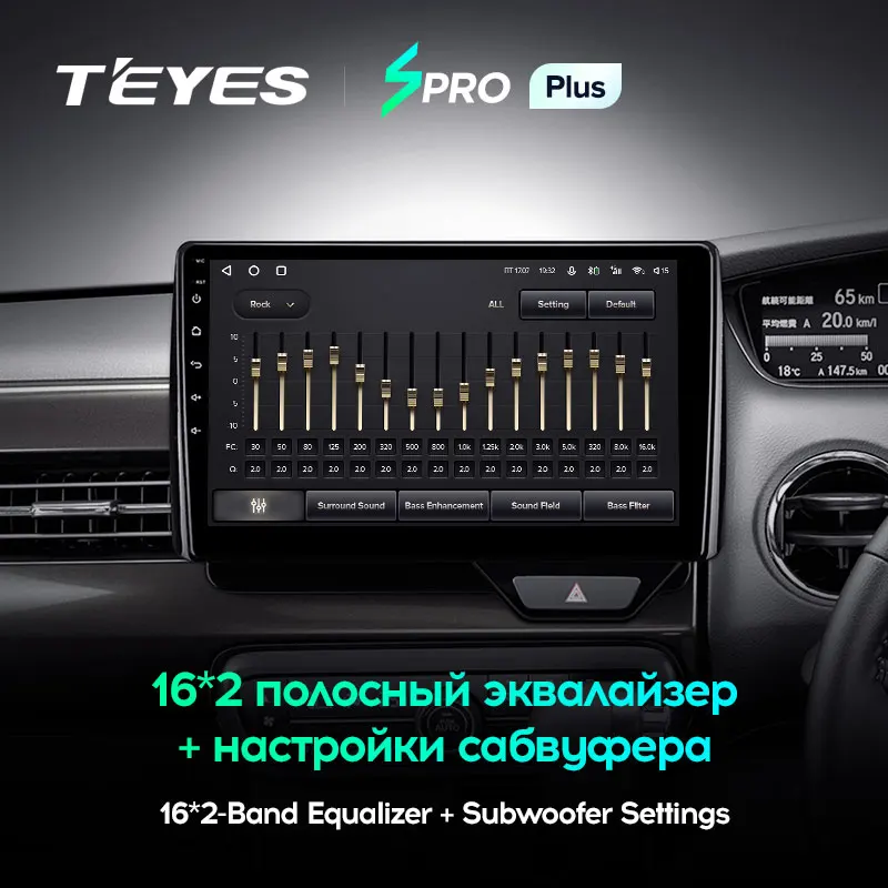 TEYES SPRO Plus Штатная магнитола For Хонда Н-Бокс JF3/4 Honda N-BOX II 2 2017 - 2021 Right hand driver до 8-ЯДЕР 6 +