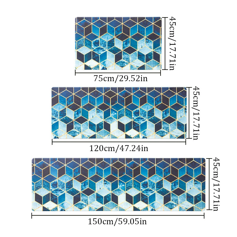 Новый Кухонный коврик водонепроницаемый маслостойкий кухонный из ПВХ кожи