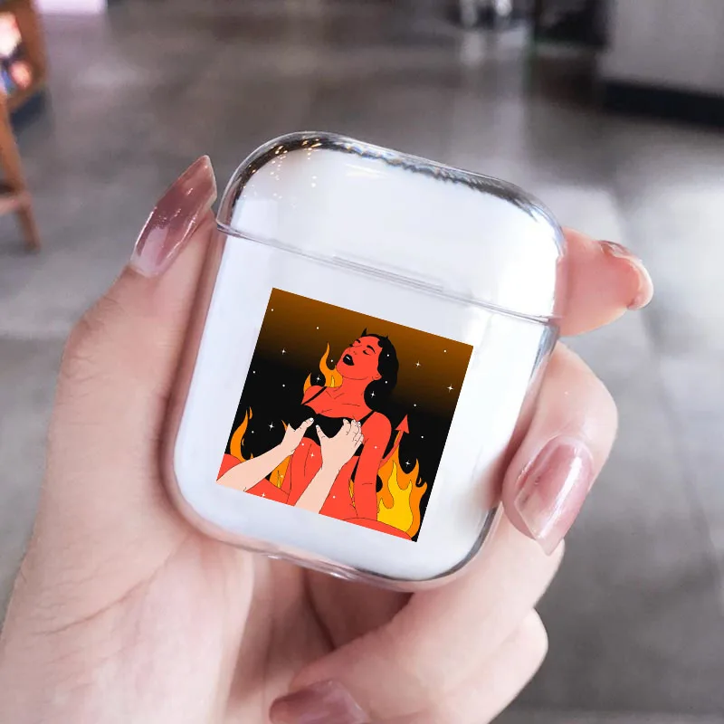

Lovely Devil Women Sexy girl Silicone Case For Apple Airpods 2 1 3 Protective Bluetooth Wireless Earphone Cover For Air pods Pro