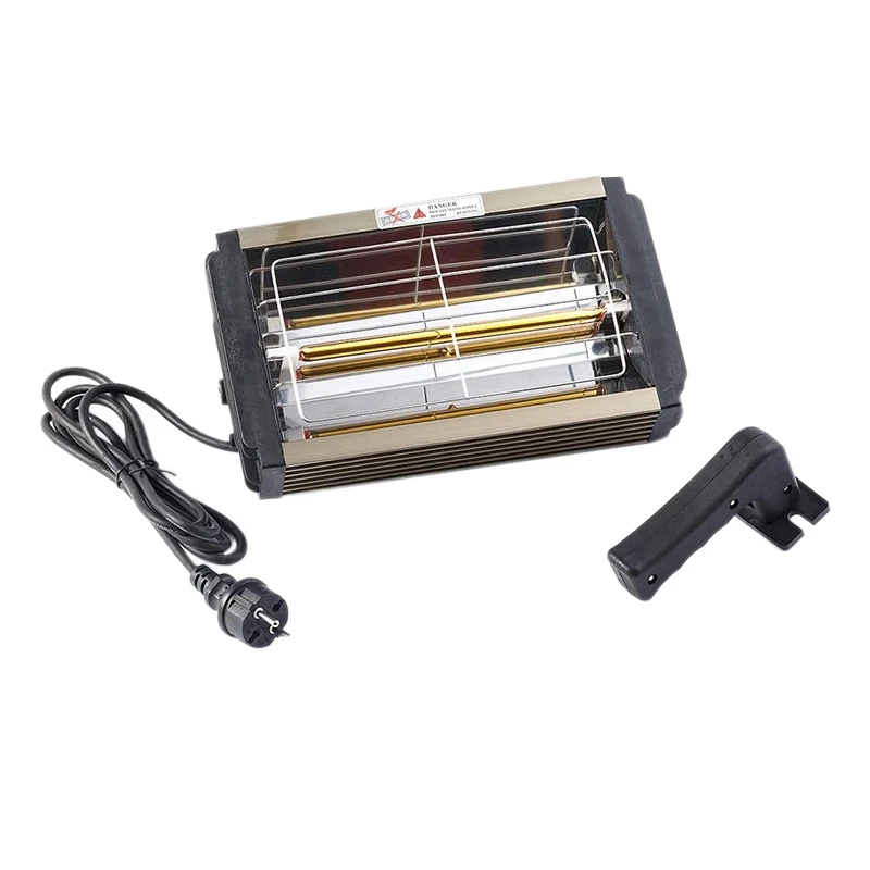 

1000W Handheld Car Spray Paint Lamp Solar Film Test Lamp Shortwave Infrared Drying Heating Paint Lamp EU Plug