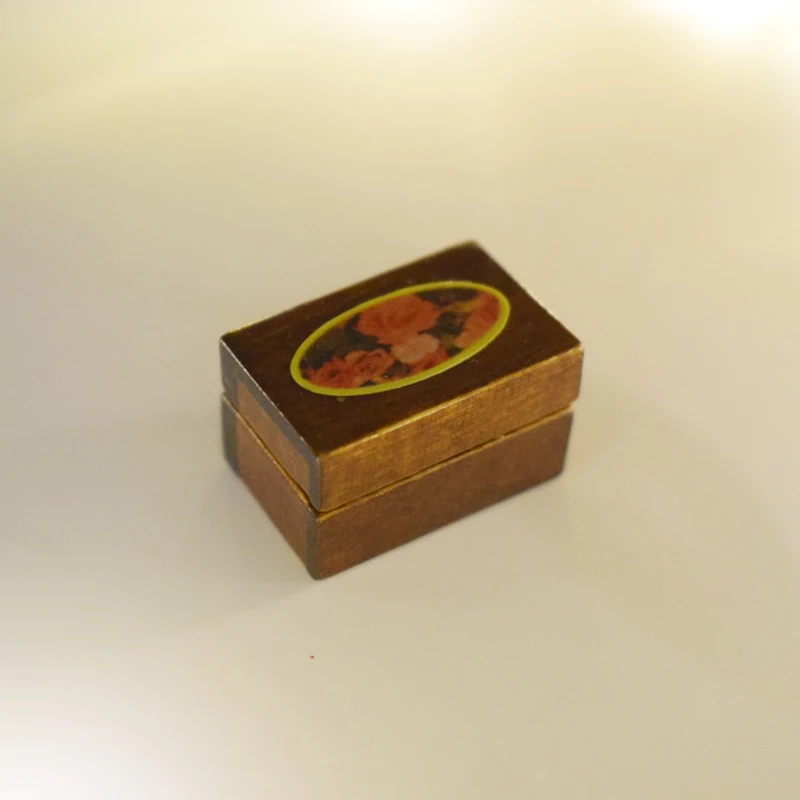 1 шт. 1:12 миниатюрный кукольный домик шкатулка для ювелирных изделий ролевых игр