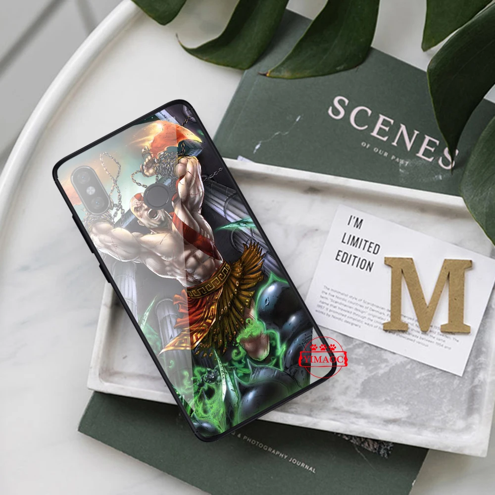 YIMAOC God Of War 4 Стекло чехол для Xiaomi Redmi 4x 6A Примечание 5 6 7 Pro mi 8 9 Lite A1 A2 F1 |