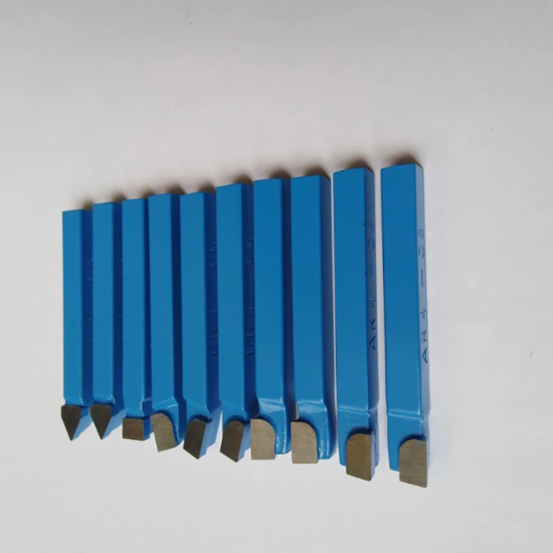10Pcs Blue Carbide Lathe Tool Bit 1/4Inch Metal Tip Tipped Cutter Set For Cnc Tools | Инструменты