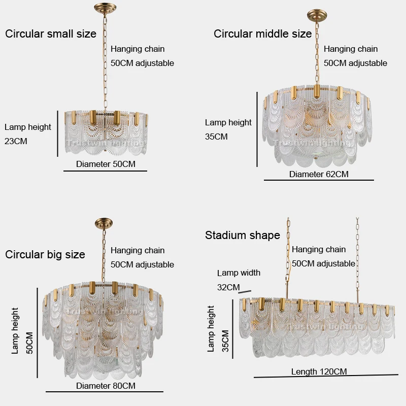 Европейская итальянская современная стеклянная хрустальная люстра круговой