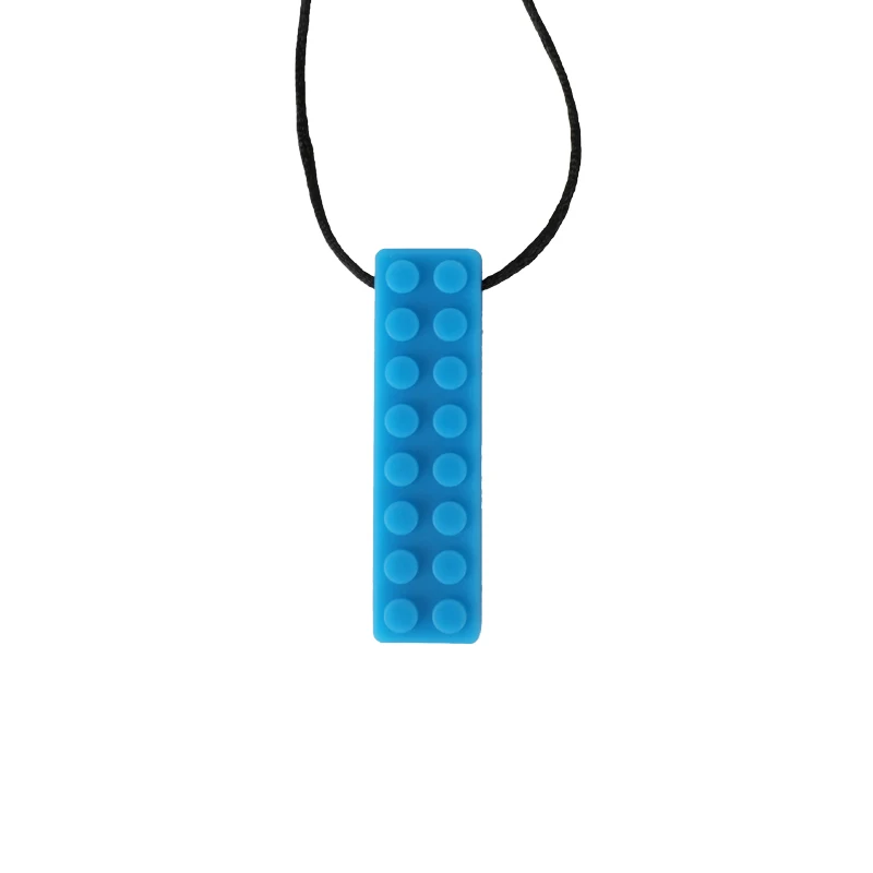 

Wholesale Custom Baby Toys For Autism Sensory Chewing NecklaceSilicone Teether