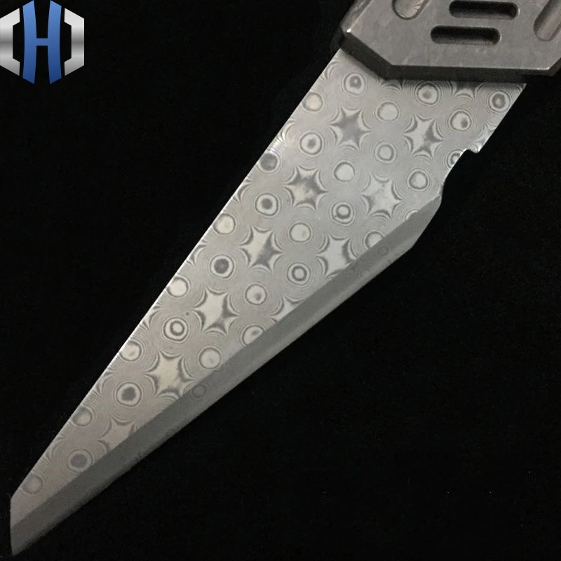 Практичное лезвие ножа можно заменить стандартное титановые подковы EDC