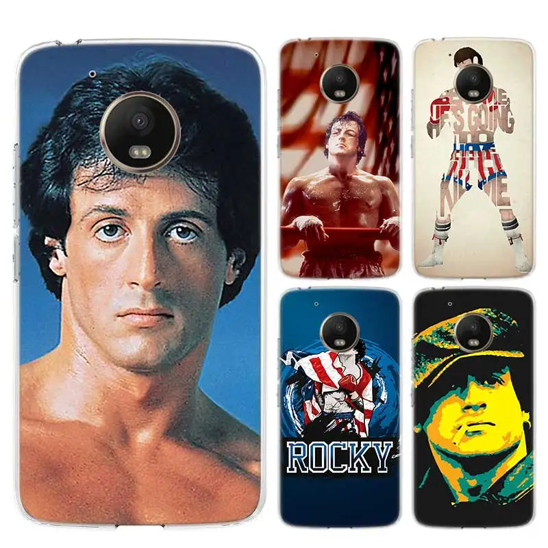 

Rocky Balboa Case For Motorola G7 G9 G8 Power Soft TPU Cover Moto G6 Play G5S G5 E5 E6 Plus Coque Shell