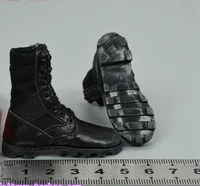 in stock 16th dam78079 marine corps scott general black battle war shoes boots model for usual 12inch body doll accessories