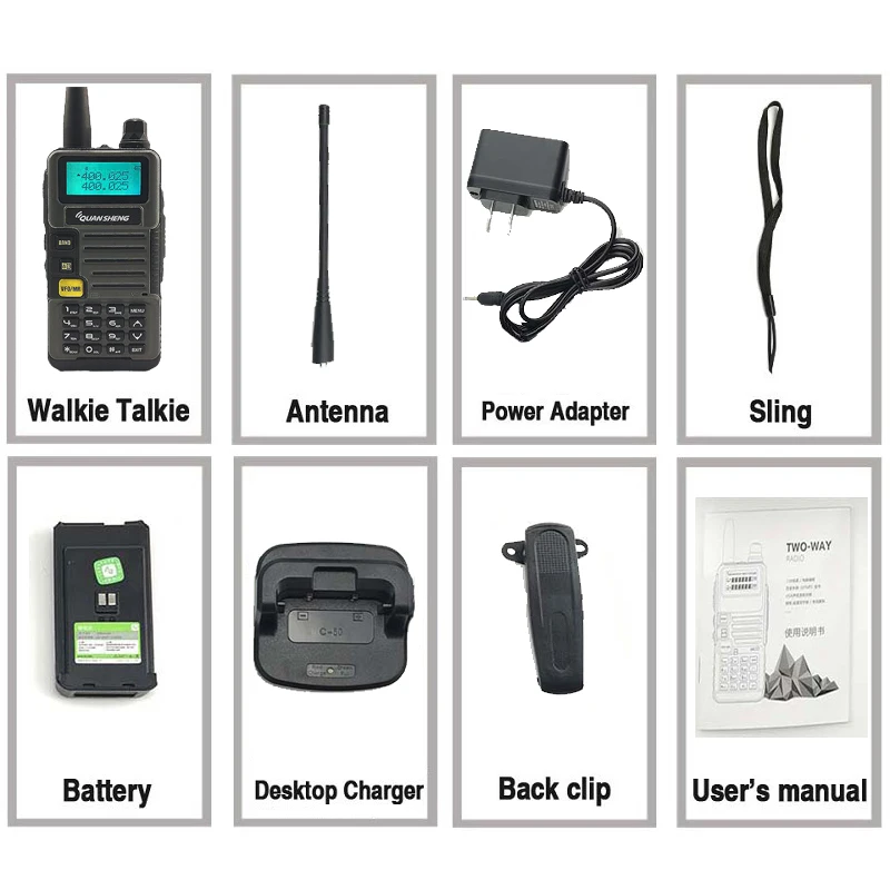 Quansheng UV-R50-2 обновленная Мобильная рация 5 Вт 128CH VHF 144-148MHz& UHF 430-440MHz рация двухстороннее радио Baofeng