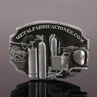 Custom western cowboy five-star belt buckle suitable for 4CM wide belt mens jeans accessories
