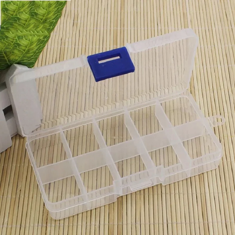 Органайзер Пластиковый прозрачный с 10 отделениями 1 шт. |