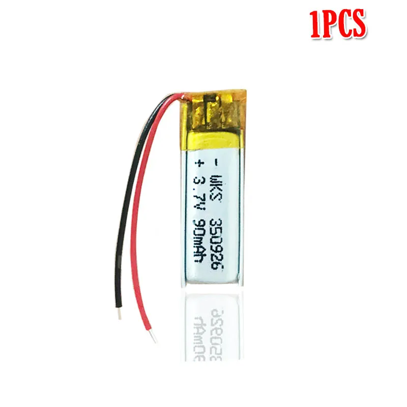 1pcs 3,7 в 90 мАч 350926 литий-ионный полимерный аккумулятор для плеера MP3 MP4 MP5 gps DVD планшет Bluetooth Камера li-po ячейка - Цвет: 1pcs