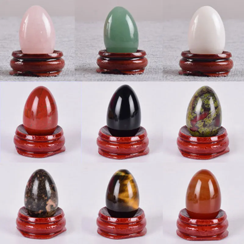 

Undrilled Yoni Egg Natural Stone Jade Egg For Kegel Exercise Pelvic Floor Muscle Vaginal Exercise Rose Quartz Yoni Egg